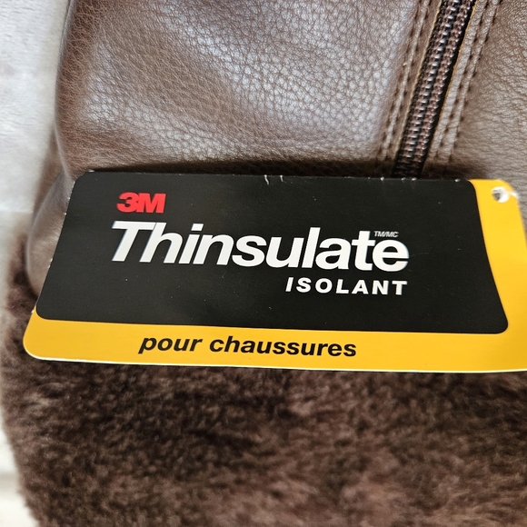 3M Thinsulate Faux Leather Boots - Picture 7 of 8